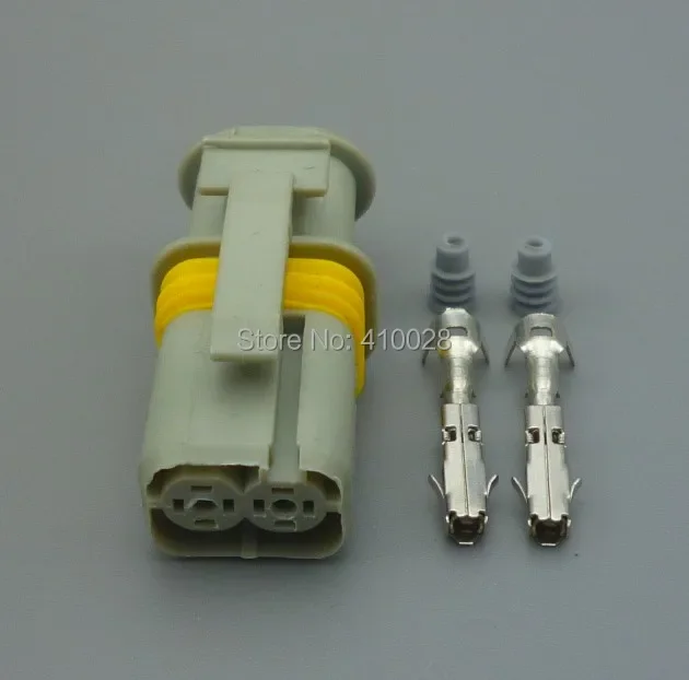 Shhworldsea 1 5 мм 2-контактный гнездовой серый автомобильный разъем автоматическая