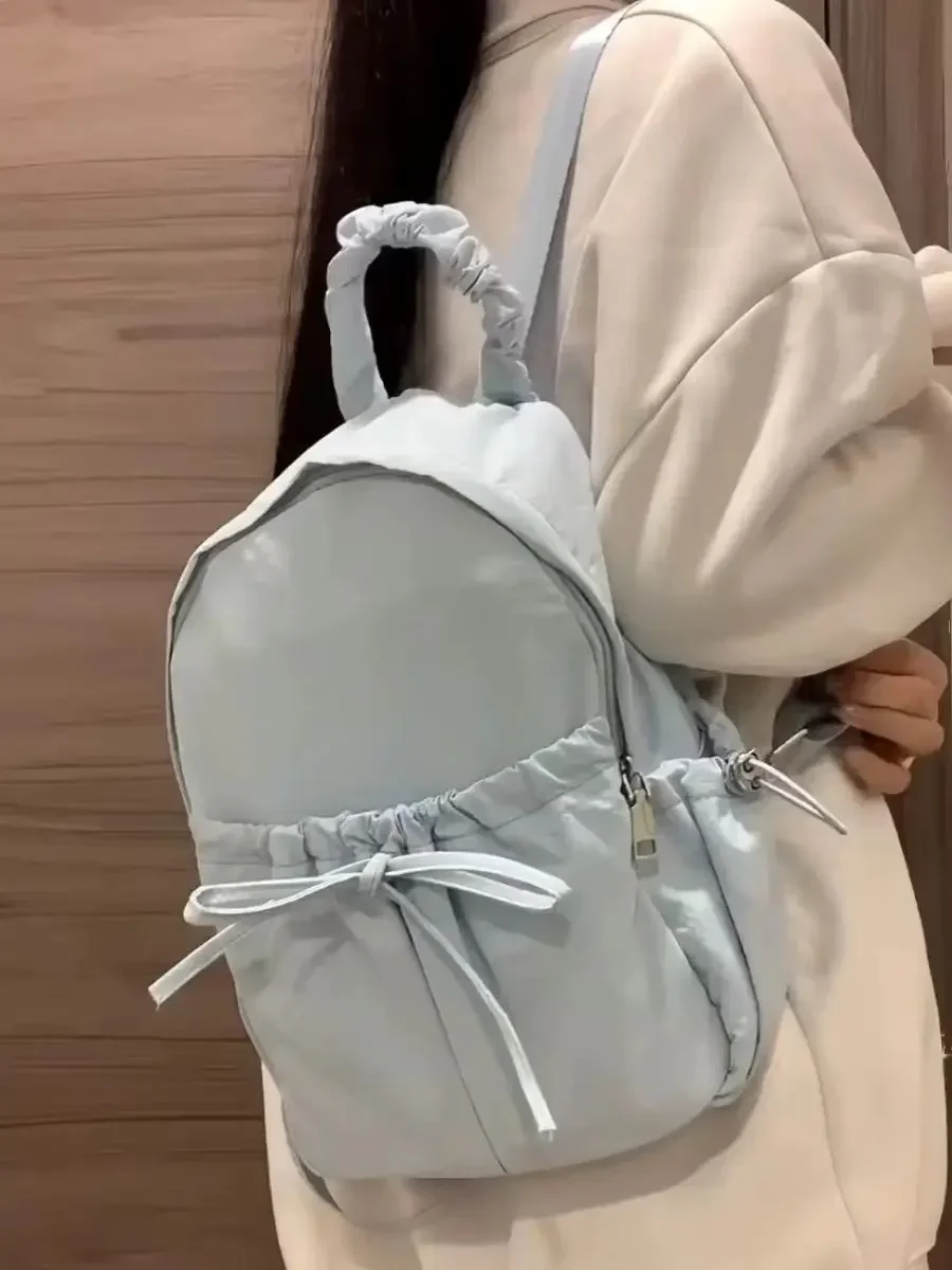 Женские Элегантные рюкзаки BOMO модная дизайнерская нейлоновая сумка в Корейском