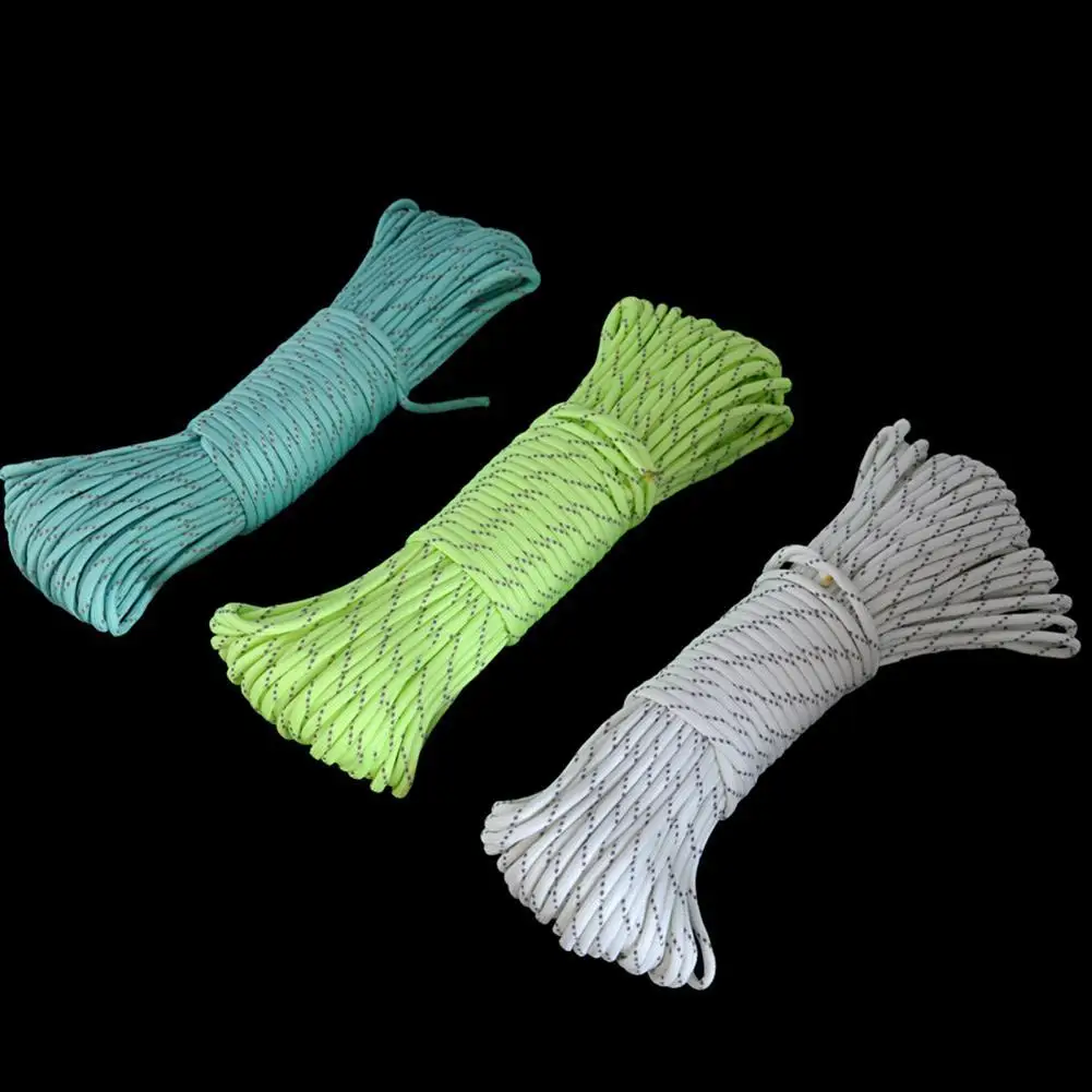 

Practical Parachute-Tent Rope Cord Emergency Hiking Lanyard Parachute-Rope 3 Colors Anti-UV