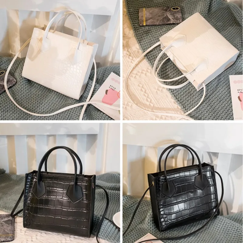 

Crocodile Crossbody Handbags PU Coin Purse Women Vintage Classic Solid Shoulder Bag Lady Small Wholesale Fashion Trend Purse