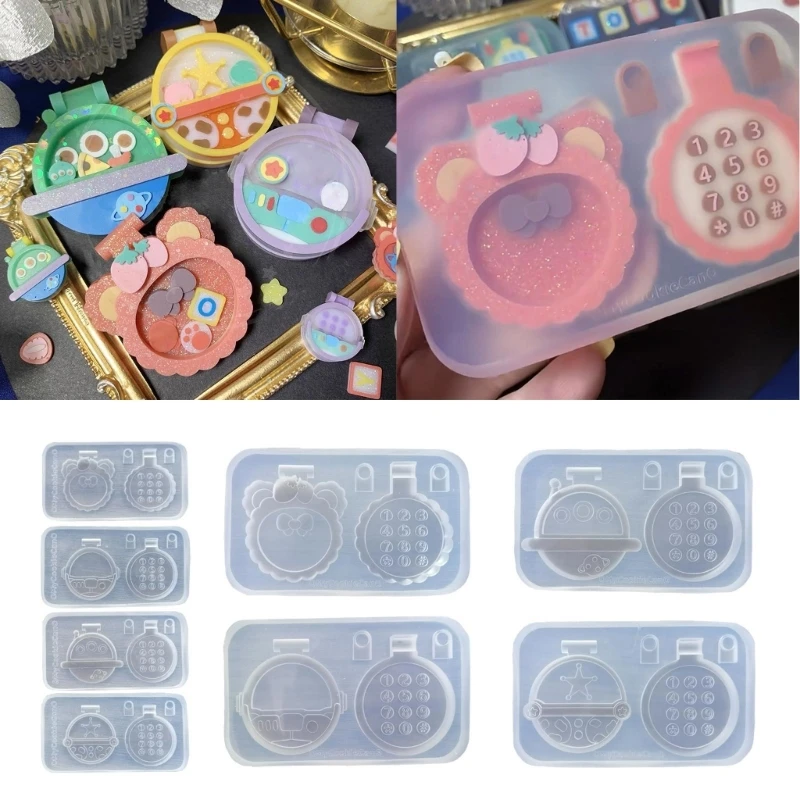 

Форма для шейкера из смолы, «сделай сам», форма из силикона и эпоксидной смолы для отливки телефона, искусственная смола для украшения подвесок