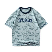t shirt teenagers clothing summer short sleeve tees cotton breathable tops for boy children design