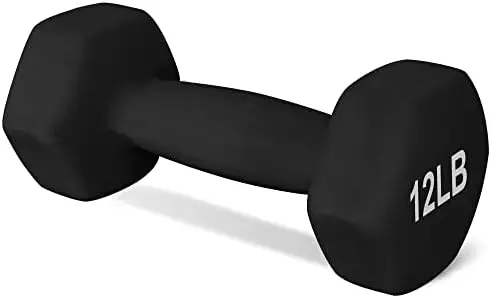 

Hand Weight Neoprene Coated Dumbbell for Home Gym Equipment Workouts Strength Training Free Weights for Women, Men, Seniors and