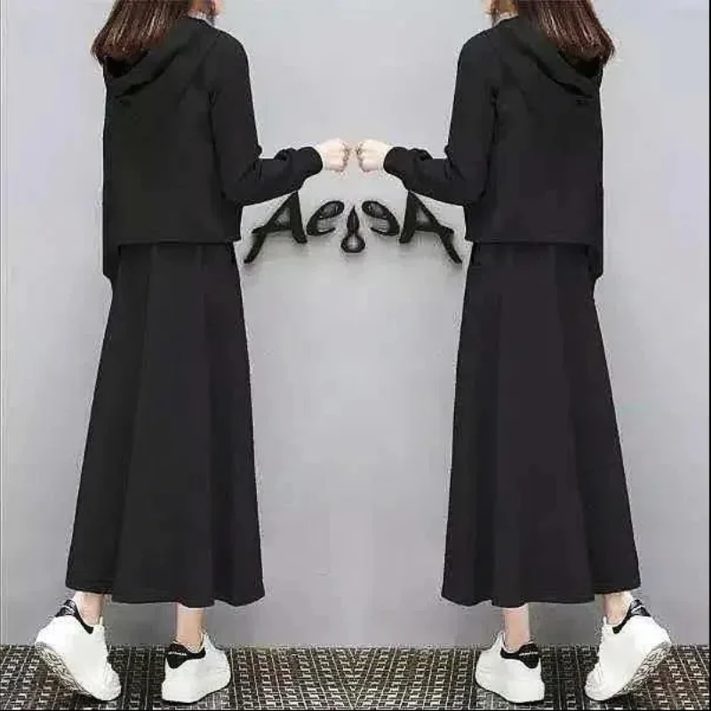 Осенне-зимняя одежда новая Корейская версия облегающая и повседневная юбка с