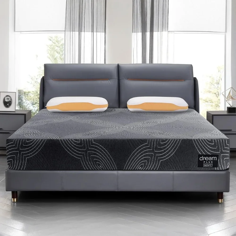 Матрас Queen средней жесткости 10-дюймовый матрас из пены с эффектом памяти в