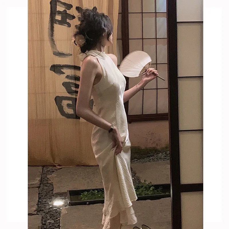 

Новинка, летняя однотонная трикотажная кофта во французском стиле для женщин и девушек, дизайнерская пляжная пикантная одежда для защиты о...