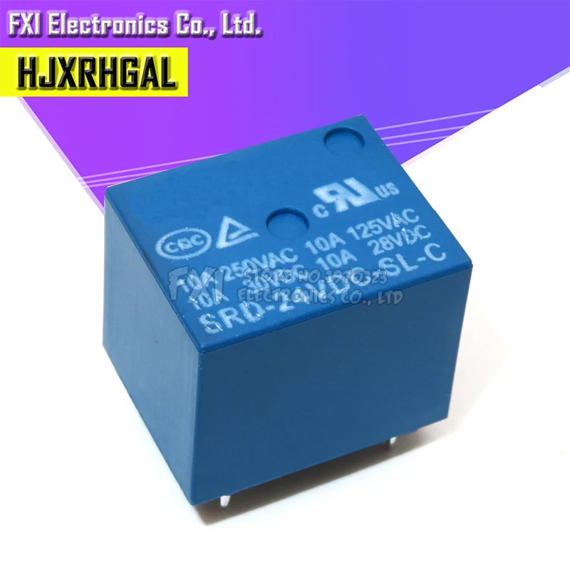 

5 шт./лот реле SRD-24VDC-SL-C реле 5 контактов 24 В DC