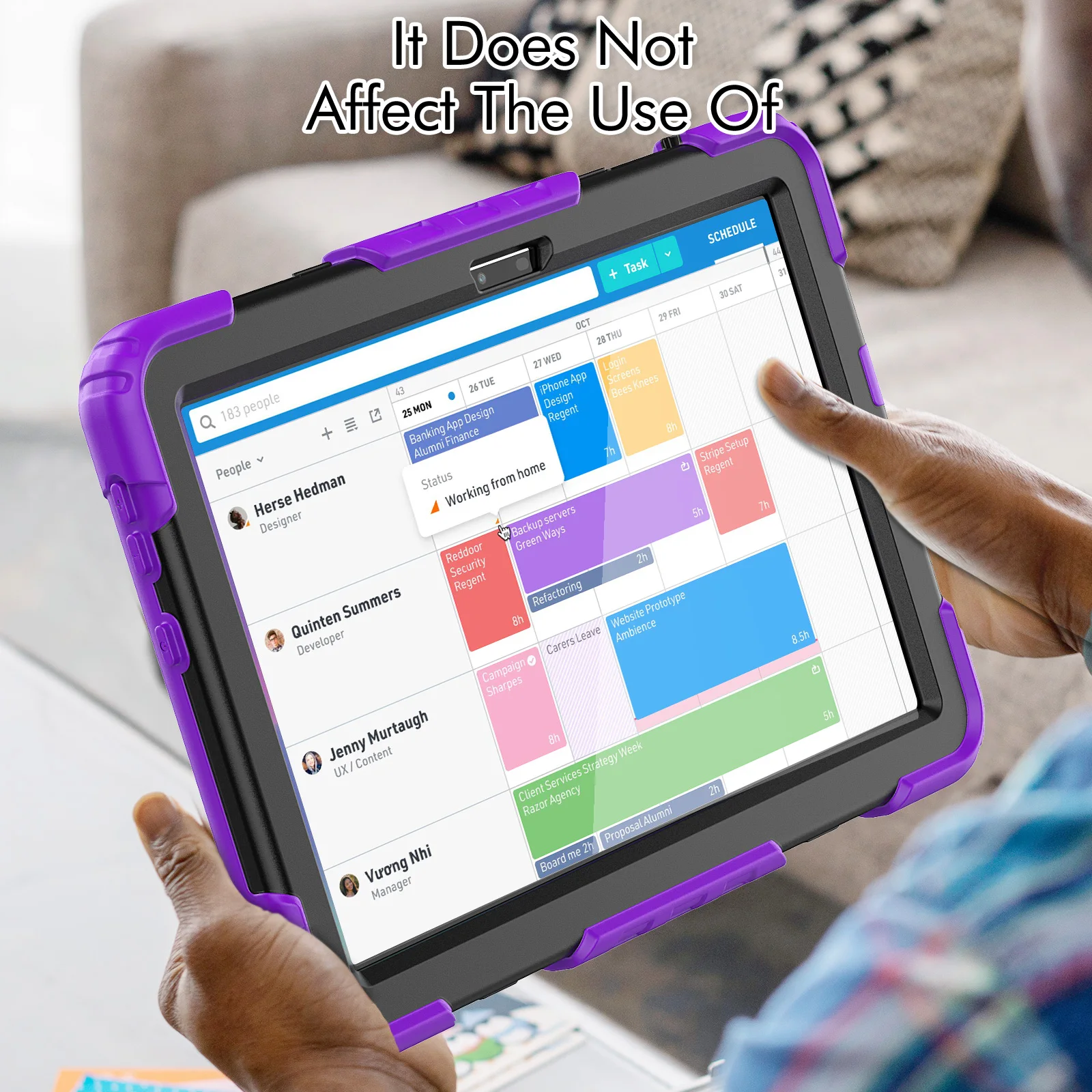Фото Прочный чехол с защитной пленкой для Lenovo Tab M10 Gen3 (3-го поколения) 2022 10,1 дюйма TB328FU TB328XU, вращающаяся подставка, усиленный чехол №3