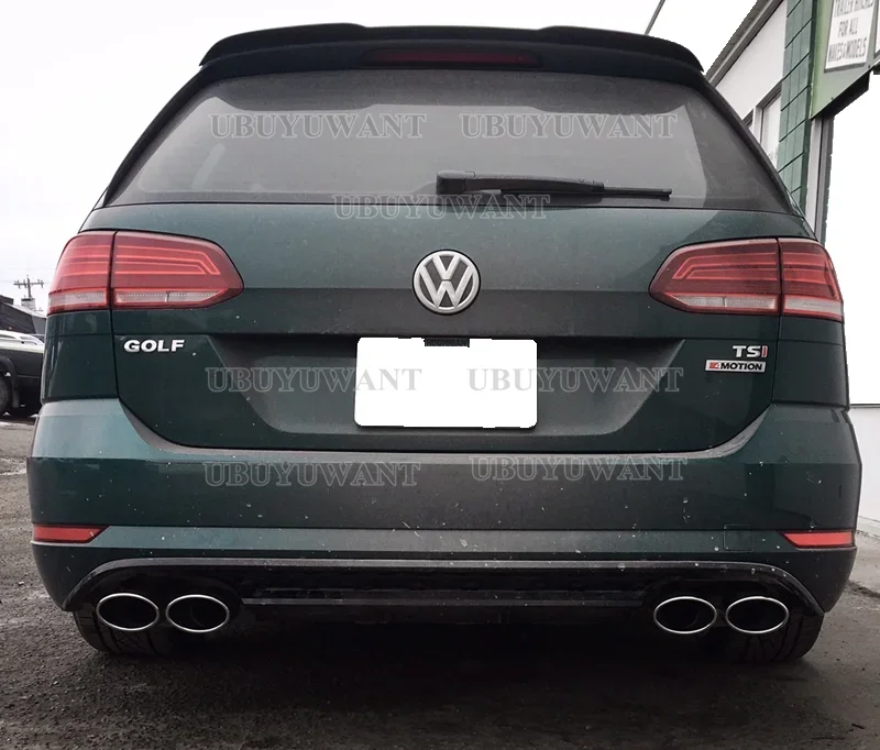 Задний спойлер на крышу для VW Golf 7 вариант Универсала 2013-2017 окно блеск черный ABS