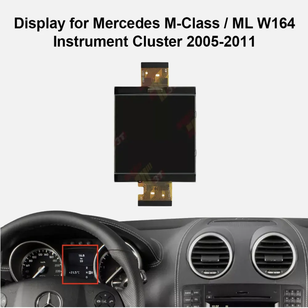 Дисплей приборной панели для Mercedes MB ML W164 GL X164 R-class W251 кластер инструментов с