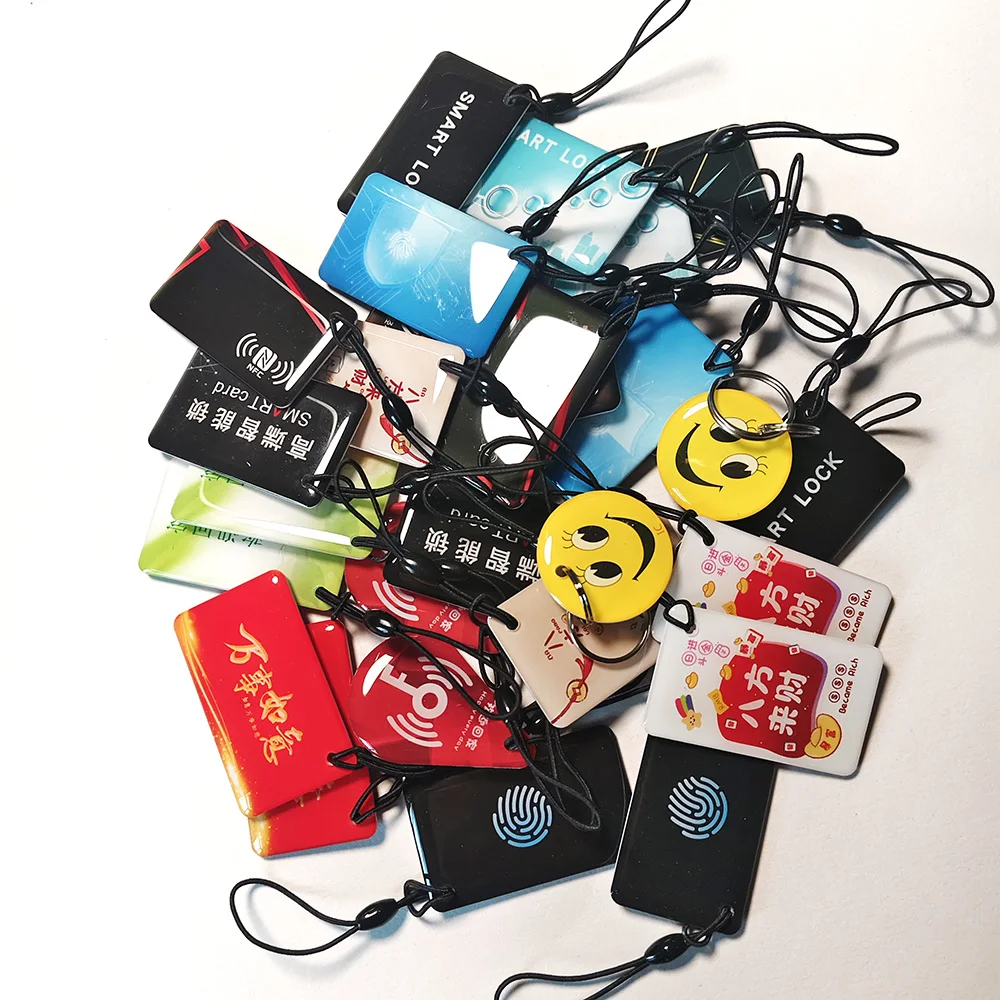

10 шт./лот, 13,56 МГц IC-карта, бесконтактная IC M1 S50, карта Expoy, карта контроля доступа для Tuya, умный замок с отпечатками пальцев