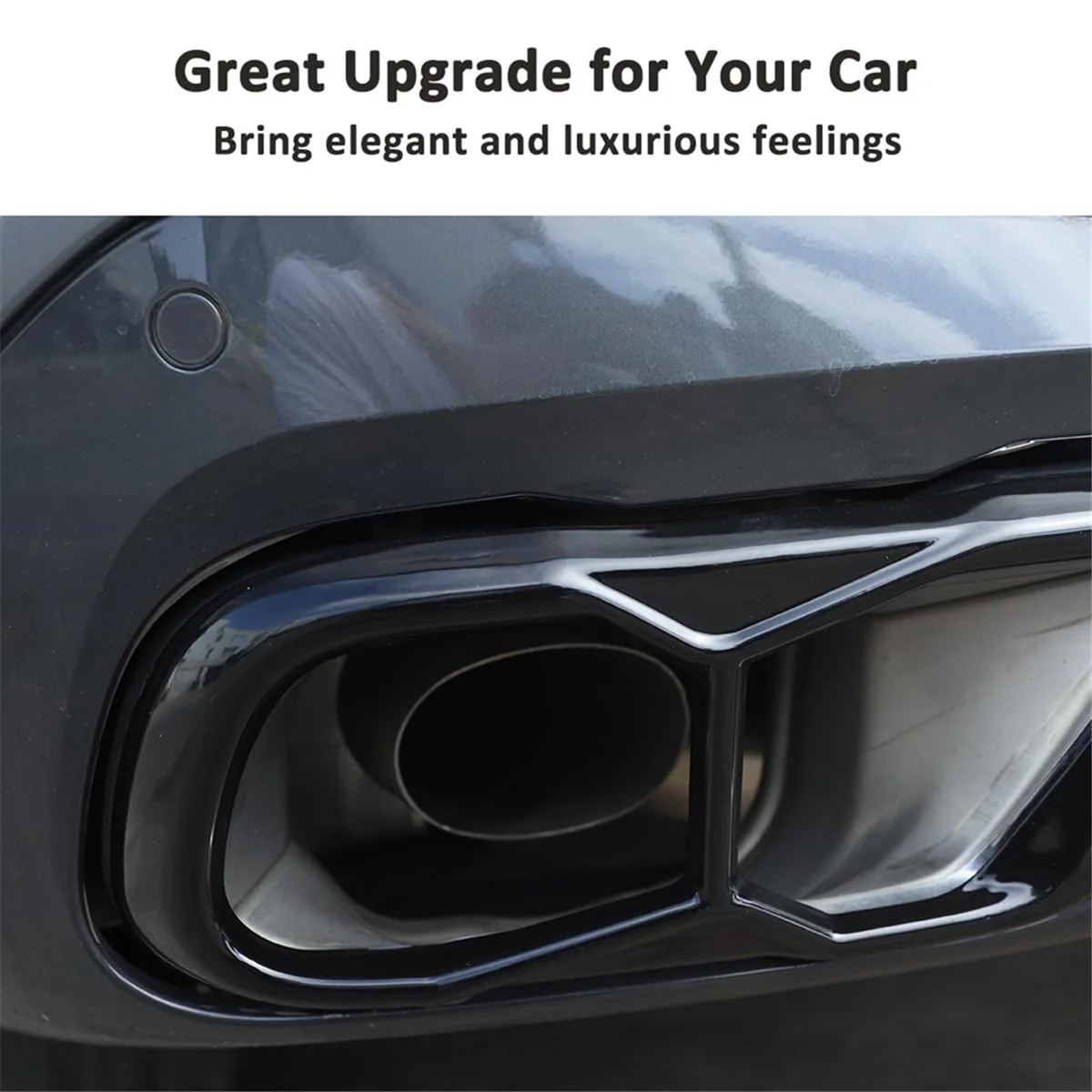 Для BMW X5 G05 X6 G06 X7 G07 2019-2022 (M60) Автомобильный глушитель выходная крышка выхлопной