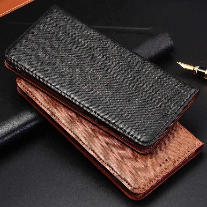 

Retro Genuine Leather Case For OPPO Realme 7 8 7i 8i 8s 9 9i Pro Plus Magnetic Flip Cover Wallet Card Pocket Protective Cases