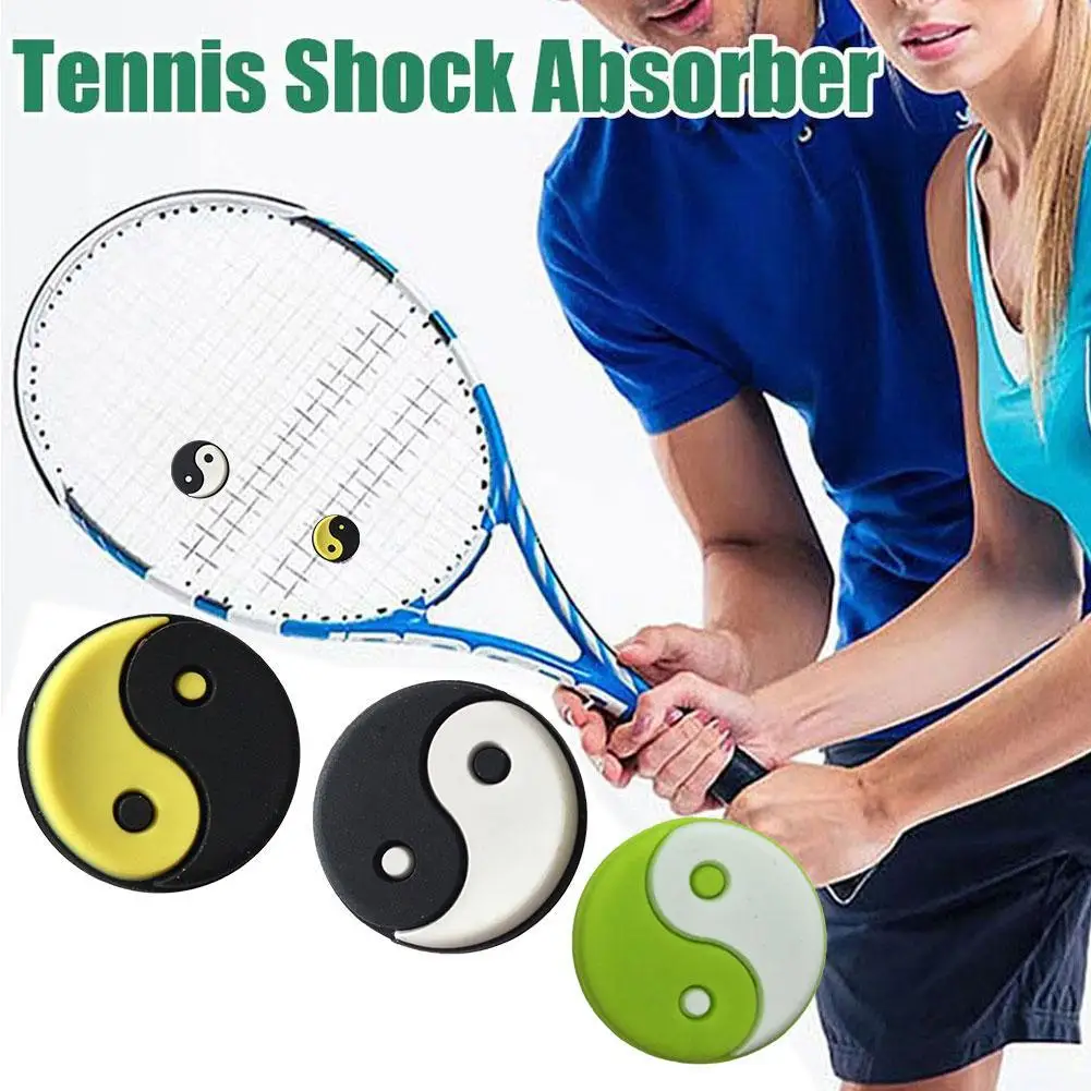 

New Tennis Racket Vibration Dampeners Silicone Anti-Vibration Tennis Shockproof Absorber Vibration Shock Pad Accessories