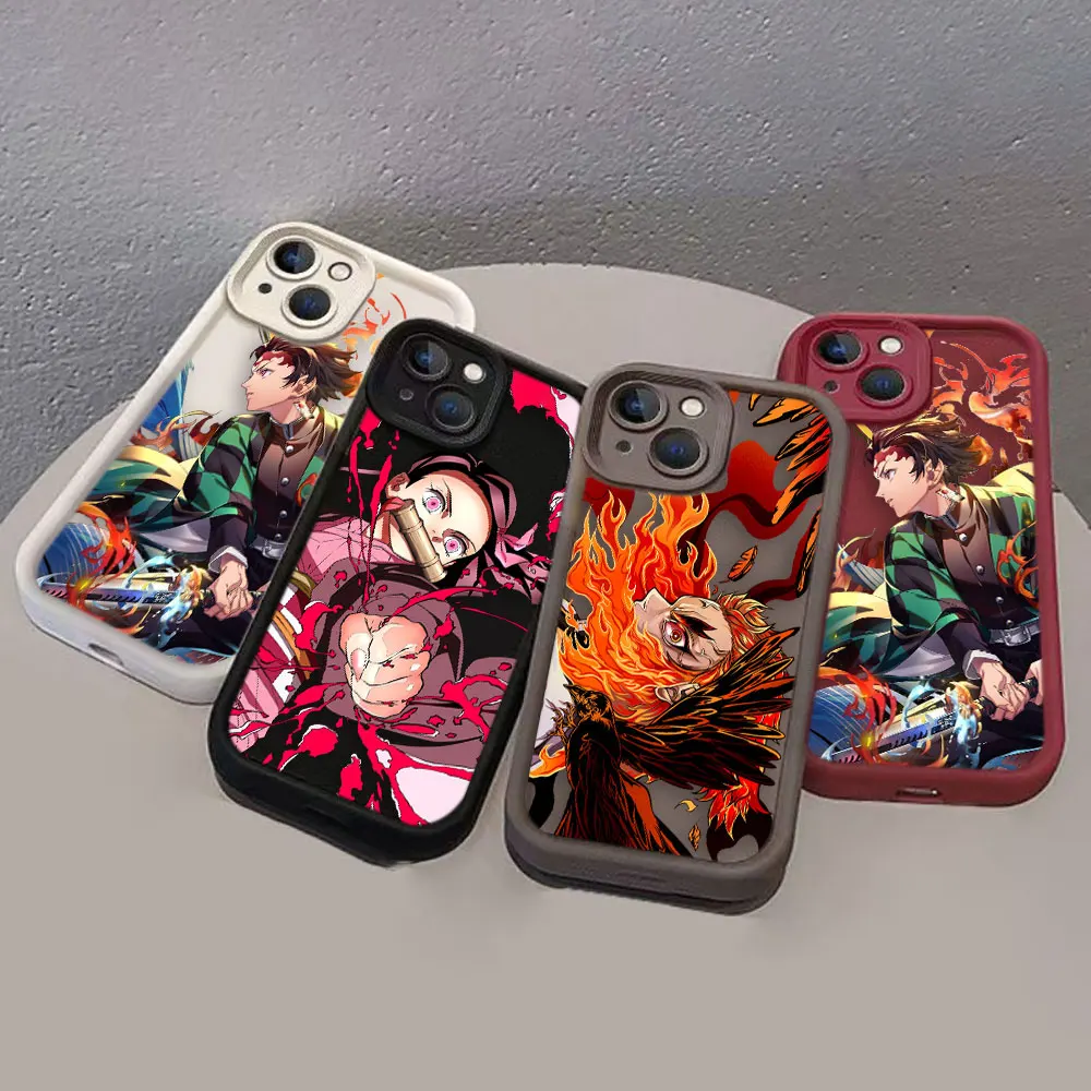 Чехол D-Demon S-Slayer Kimetsu No Yaiba для Infinix CAMON SPARK 10 HOT 20 ПРИМЕЧАНИЕ 12 ZERO 30 30I 40 40I 50 SMART 7 8 9 30C GO