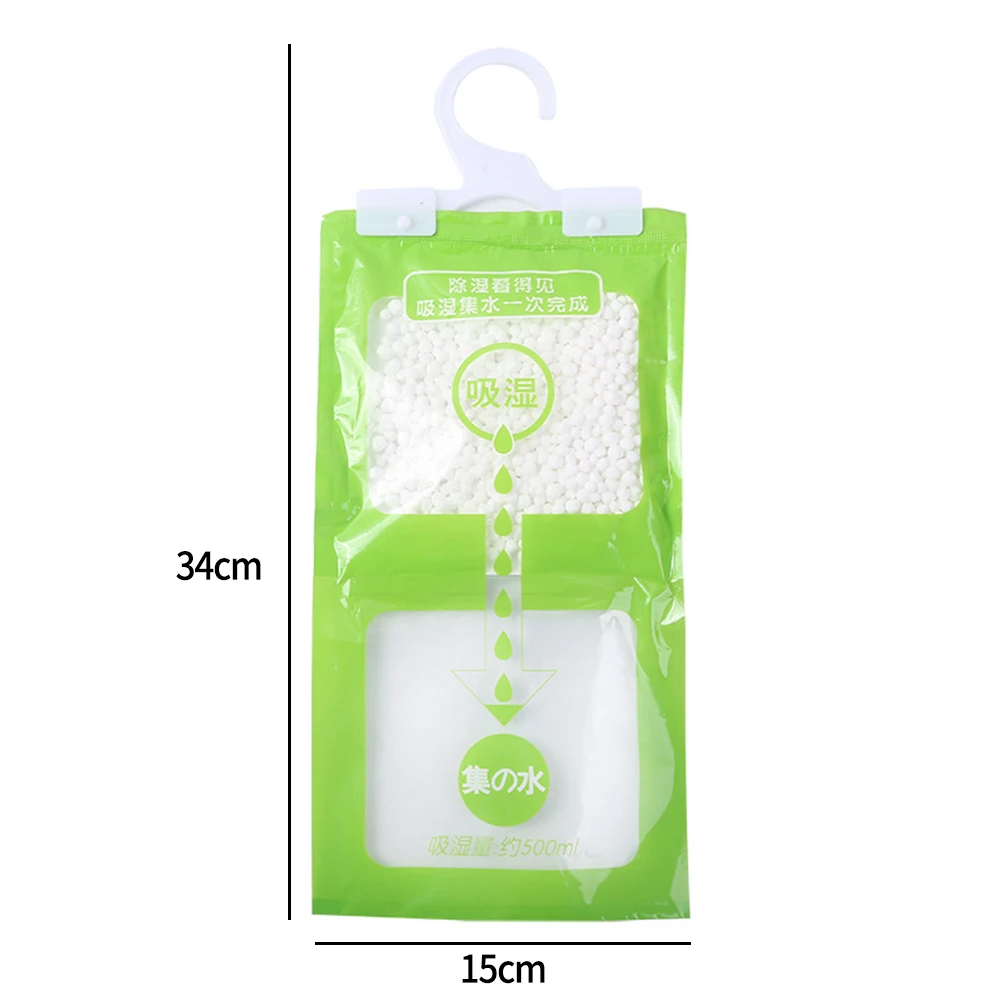 

Wardrobe Drying Bag Home Wardrobe Hangable Dehumidifier Bag Anti-Mold Desiccant Bags Wardrobe Hanging Moisture Bag Closet Cabine