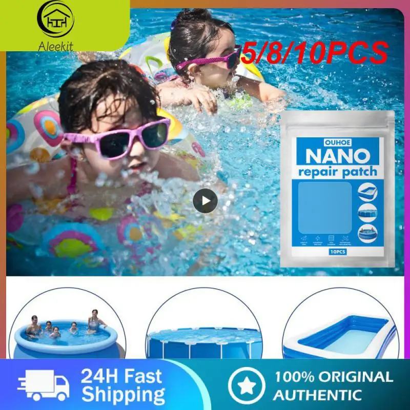 

10/Nano Repair Patch Swimming Pool Water Pad Tent Waterproof Special Adhesive Outdoor Swimming Ring Repair Patch