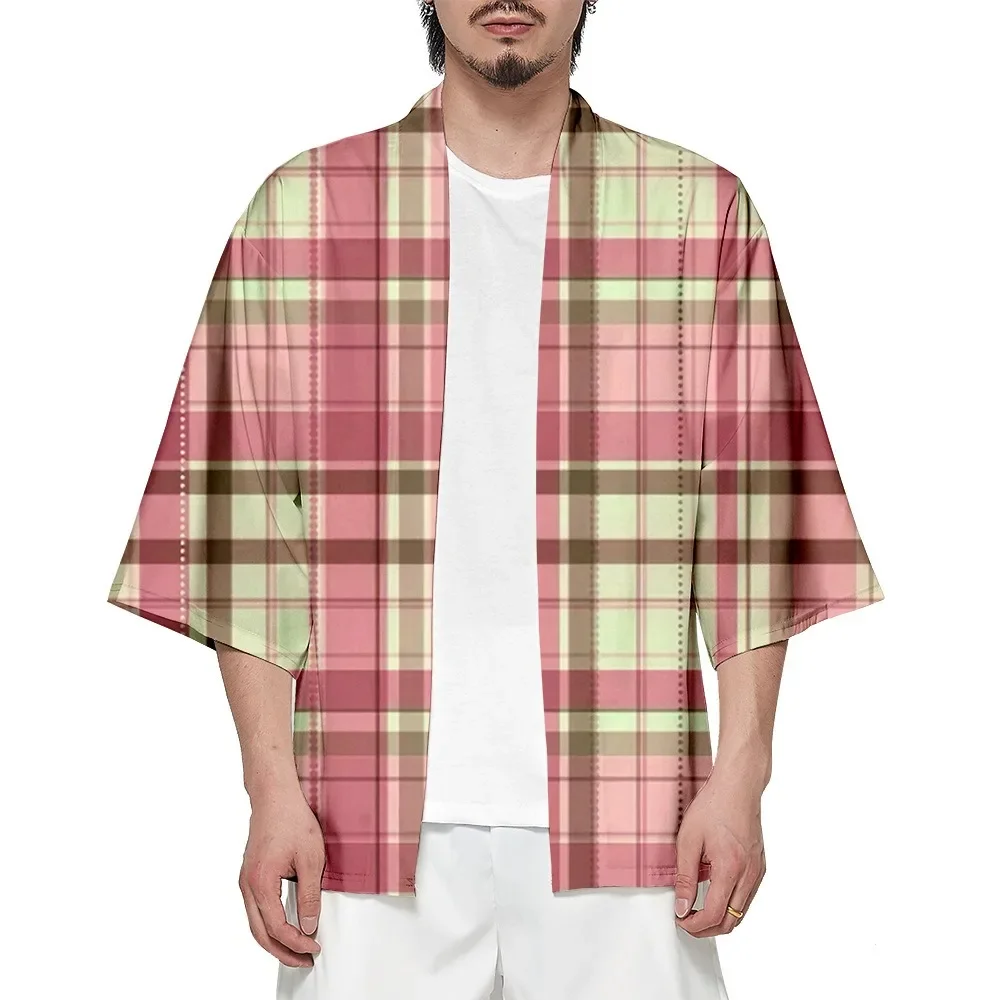 Летняя Классическая гавайская рубашка в стиле унисекс юката пляжные топы модный