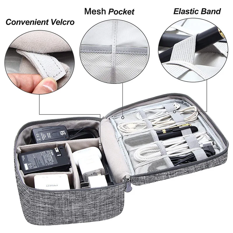 Сумки для хранения цифровых устройств органайзер USB портативное зарядное