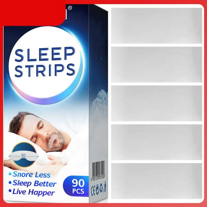

90 Pieces Anti-snoring Mouth Patch To Correct Night Nasal Patch To Improve Mouth Breathing Sleep Anti-snoring Breathing Patch