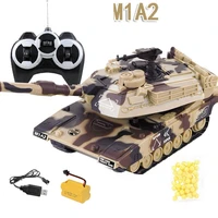132 rc battle tank remote control shooting tank heavy large interactive military war with shoot bullets electronic car boy toy