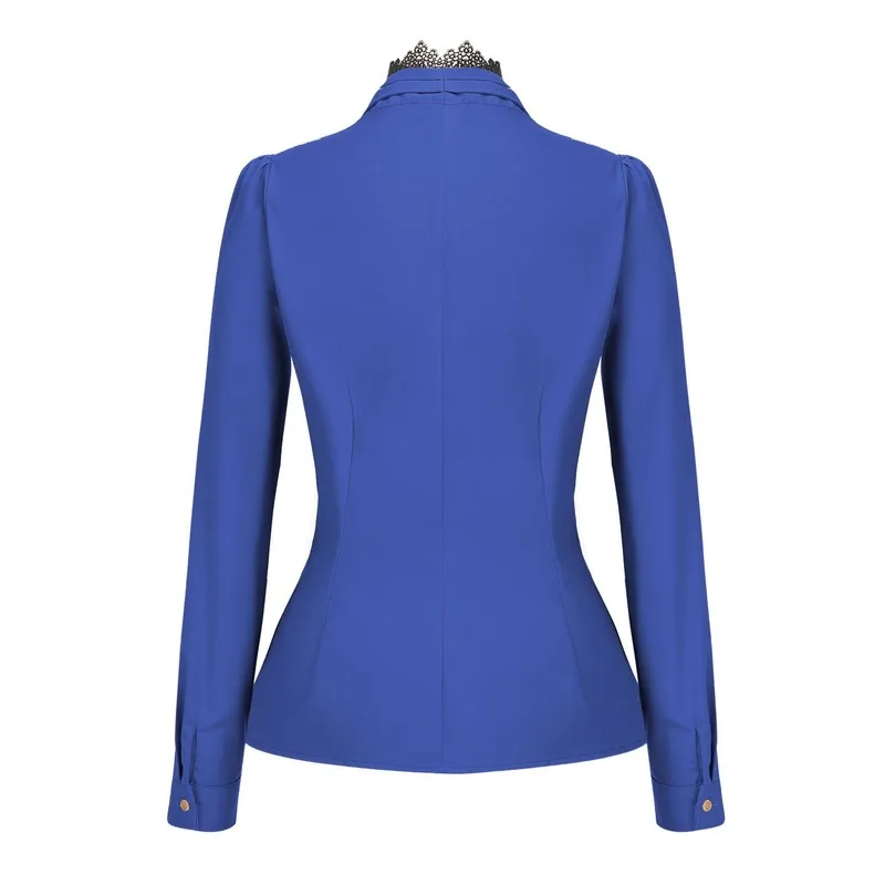 V Neck Blazer Suit Women Fashion Lace Solid Colors Single Button Slim Body Office Blazer Casual Commute Suit 2021 Spring Autumn