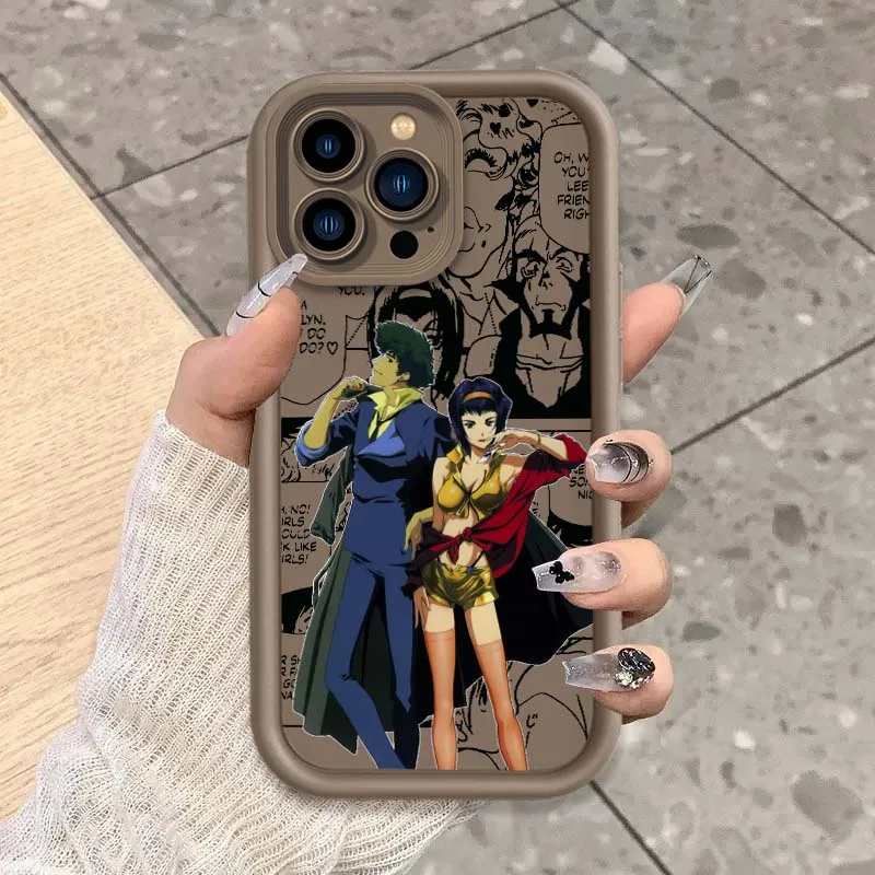 Популярный чехол в стиле аниме «Ковбой Бибоп» для Apple iPhone 17, 16, 15, 14, 13, 12, 11 Plus Pro Max, чехол для телефона с лестницей для глаз (art.: 3920d2ad32837) - 3920d2ad32837