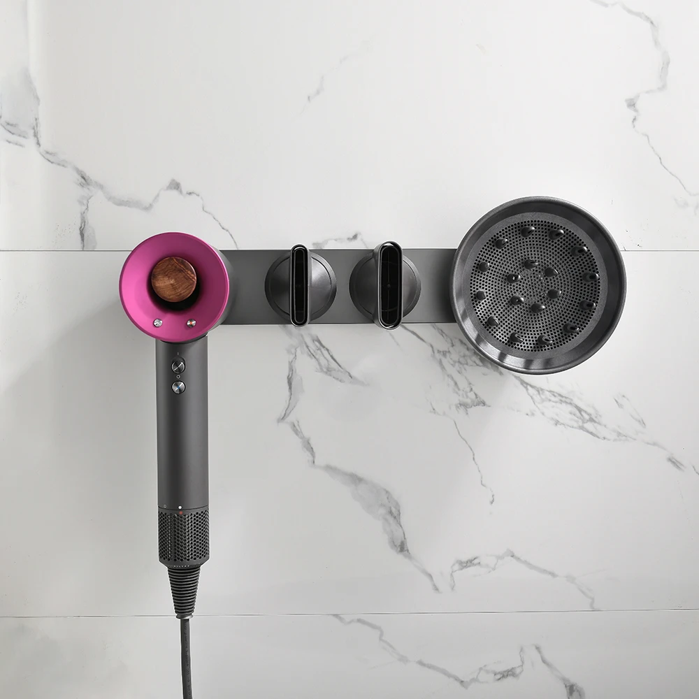 Настенный держатель для фена магнитный кронштейн подставка стеллаж хранения