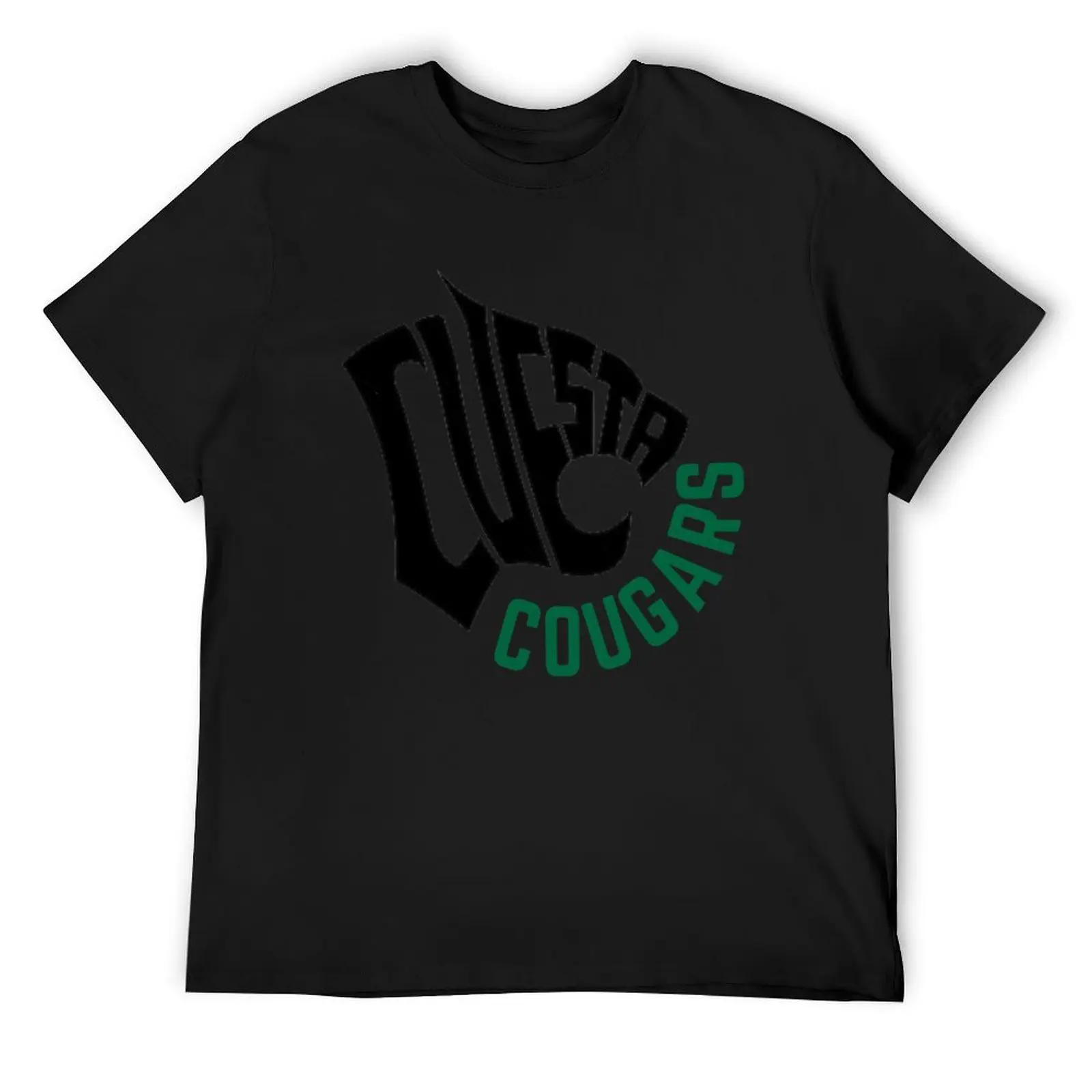 Футболка Cuesta College Cougars мешковатые рубашки одежда в стиле аниме футболки с