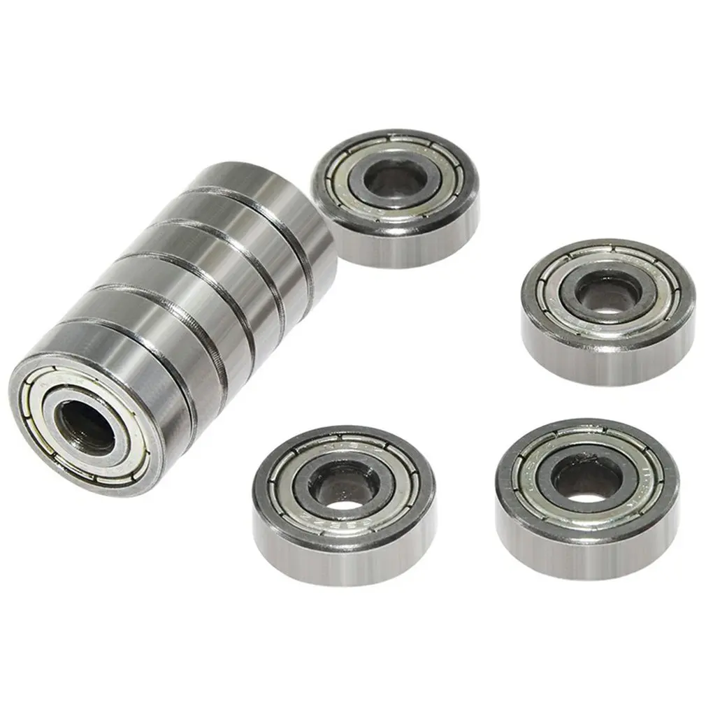 

Bearings Mini Bearing Flanged Miniature Mini Deep Trough Ball Bearings Deep Flanged Pulley Wheel For 3D Printer