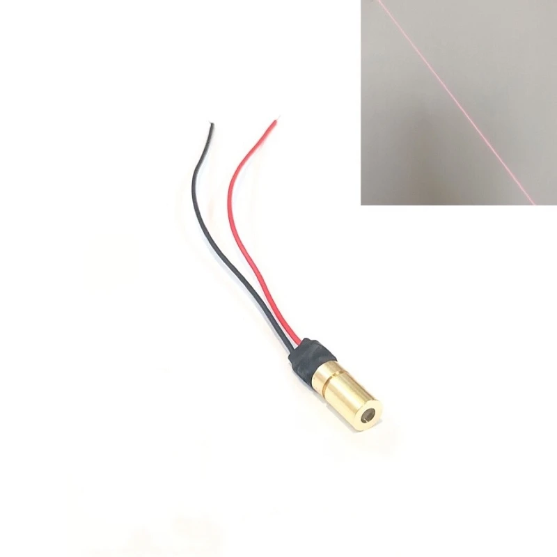1 5 10 шт. 6 мм лазерный модуль промышленного класса 650 нм 5 мВт 3 в-5 в 6 мм прямая линия перекрестного света регулируемое фокусное расстояние красная фотовспышка