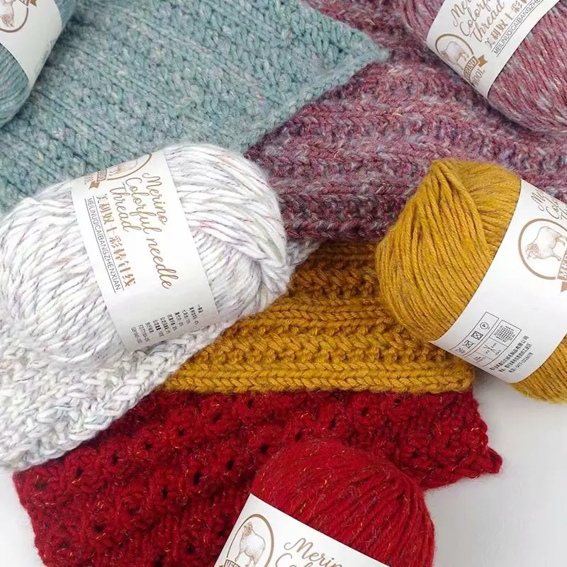 100g Alpaca Yarn ForKnitting Cashmere Thread Wool Blends Estambres Para Tejer A Mano Thick | Дом и сад