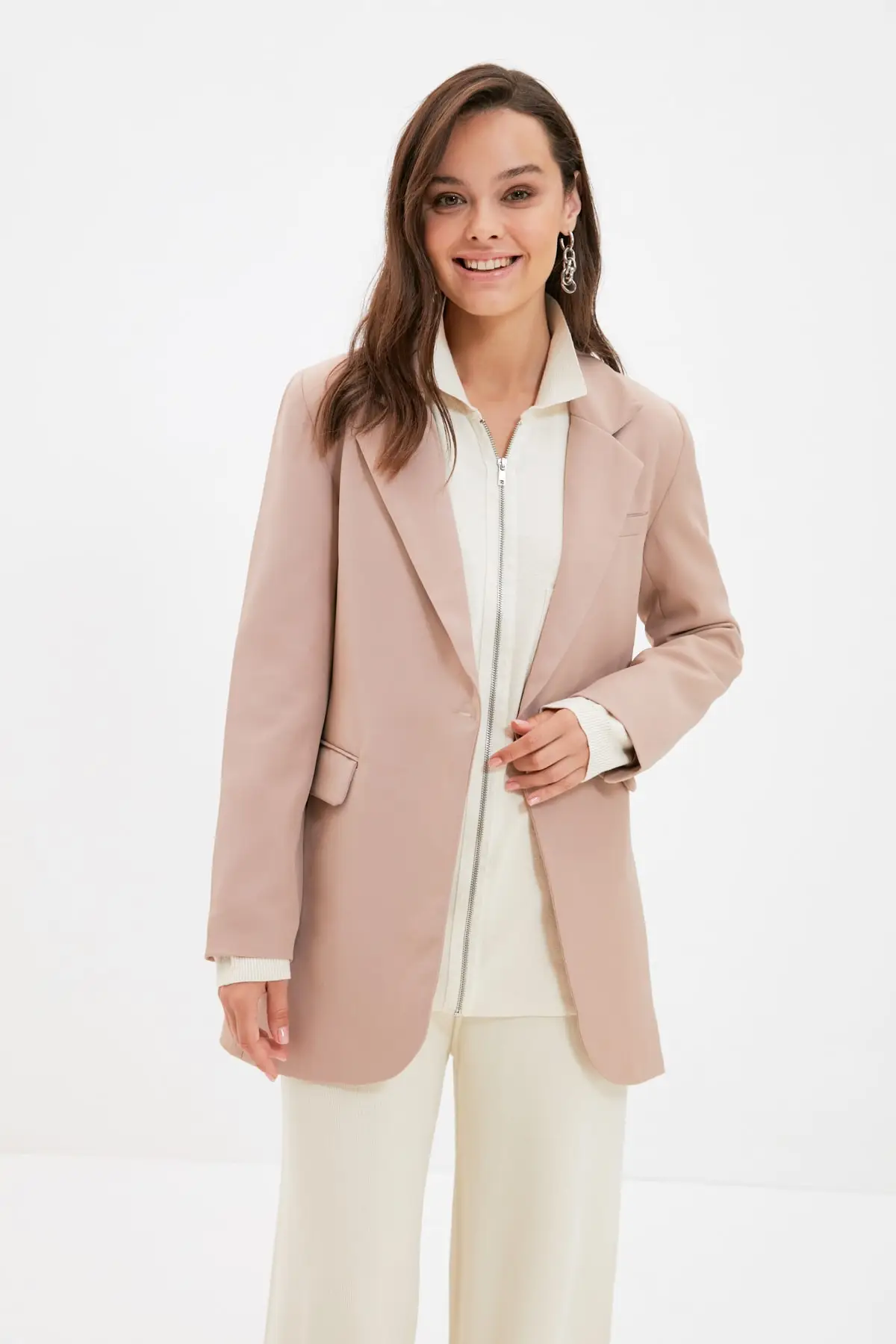 

Trendyol Single-Button In-Lined Jacket TCTAW22CK0022