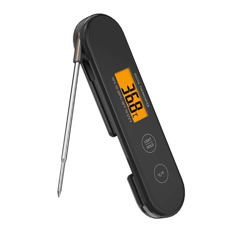 

Kitchen Cooking Food Candy Thermometer with Backlight & Magnet for BBQ Grill