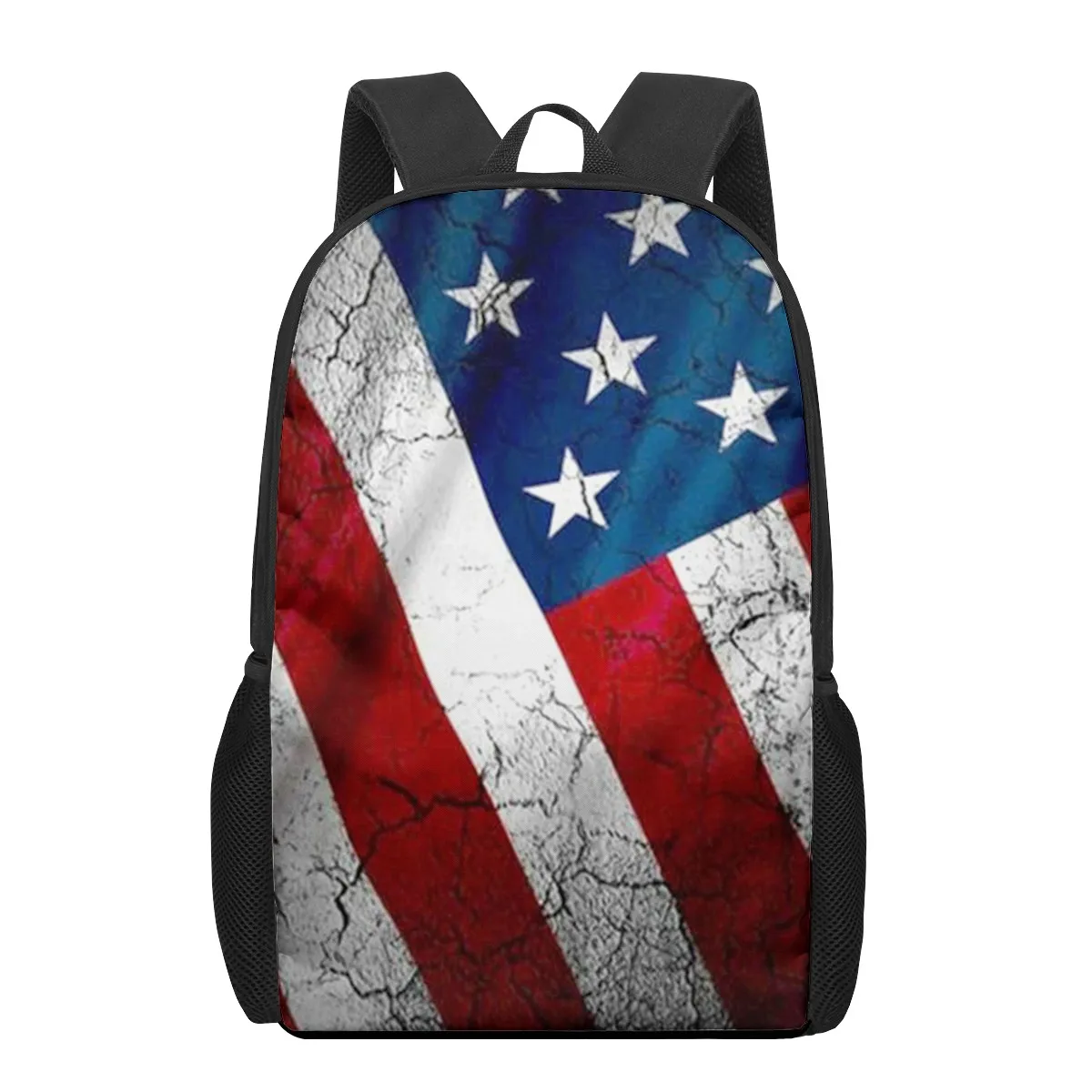 USA American flag 3D Pattern School Bag for Children Girls Boys Casual Book Bags Kids Backpack Boys Girls Schoolbags Bagpack