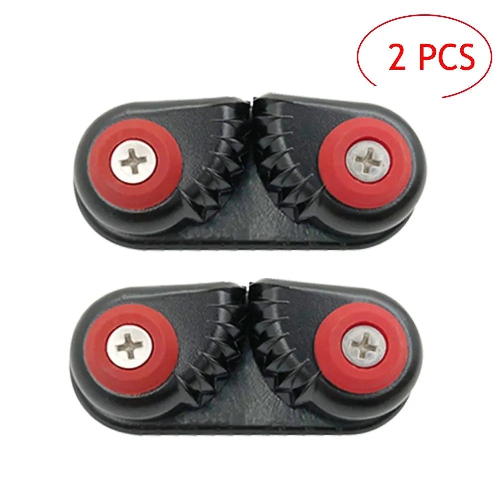 

2PCS Kayak Cam Cleat Boat Canoe Sailing Boat Dinghy Aluminum Cam Cleats Fast Entry Kayak Cleats