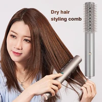 new one step multifunctional hot air comb straightening hair dryer curler straight hair 3 in 1 hair dryer brush styling tool
