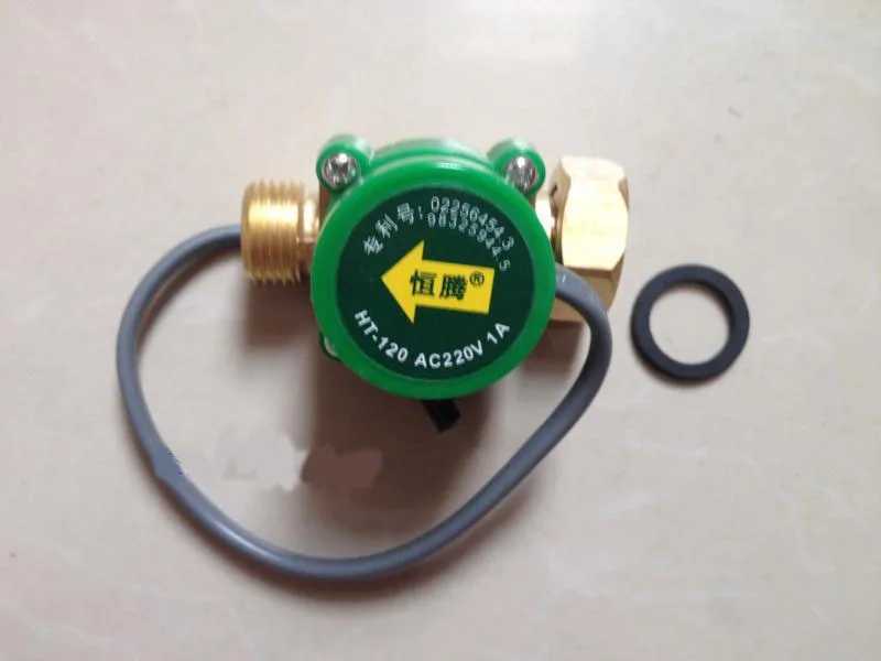 Реле потока для холодной и горячей воды 2 А 120 Вт 3/4 дюйма-G3/4 дюйма 25-25 мм 220 В