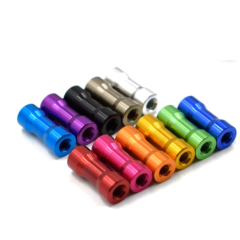 10pcs M3 Aluminum standoffs Stud M3*10/15/20/25/28/30/35mm Double head Round aluminum alloy standoff spacer Pillar for RC Parts - купить по