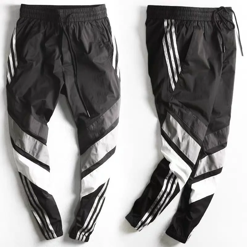 

New Spring Summer Sports Pants Men Tooling Pants Male Beam Feet Male Youth Version Closing Feet Nine Points Pants Casual Pant