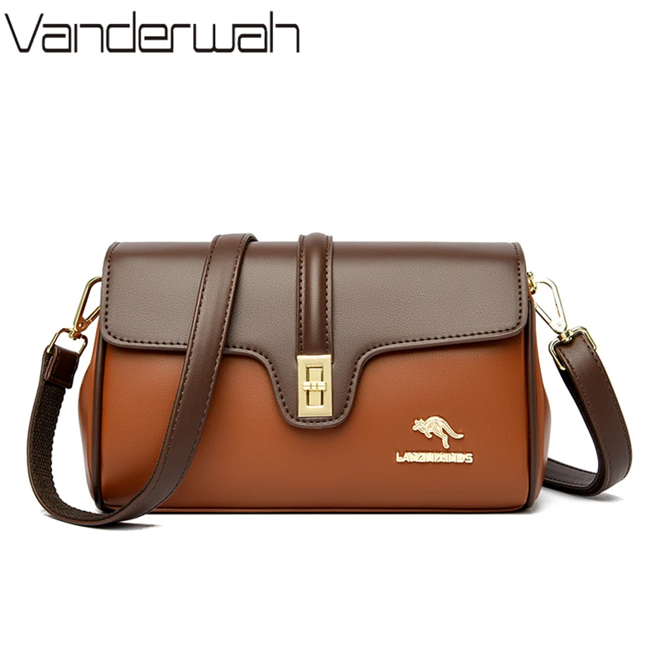 

Leather Shoulder Bags for Women 2022 New Luxury Designer Handbags and Purses High Quality Messenger Crossbody Brand Female Bags