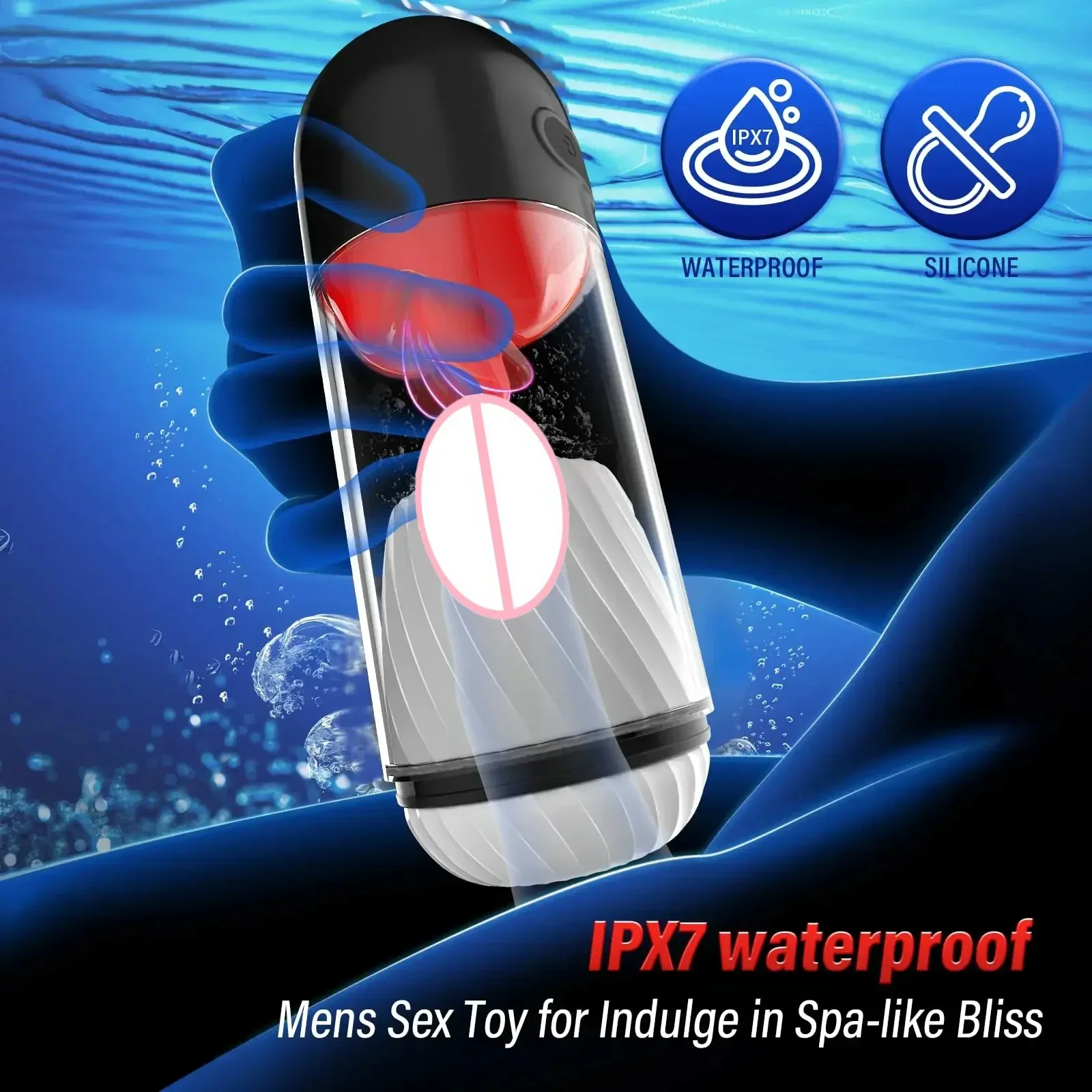 Автоматическая мужская чашка для мастурбации с управлением через приложение