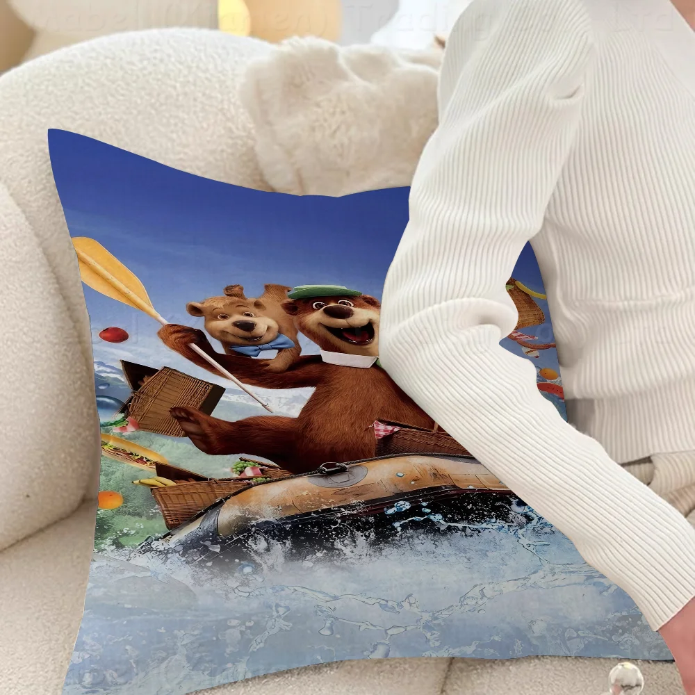 Подушка с изображением медведя Йоги шоу подарки мебель для домашнего офиса