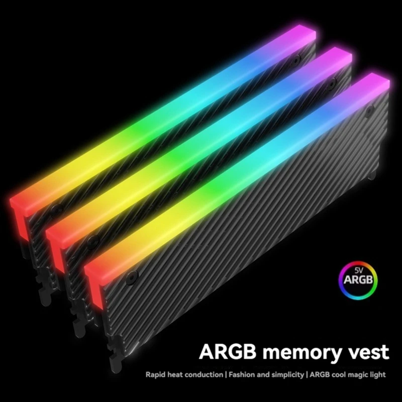 Компьютерный модуль памяти ARGB радиатор прокладка волнистое улучшенное