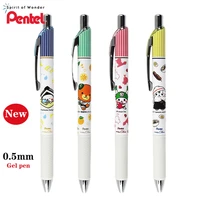 1ps japanese stationery pentel bln75 limited gel pen 0 5mm replaceable refill ballpoint pen office accessories cute stationery