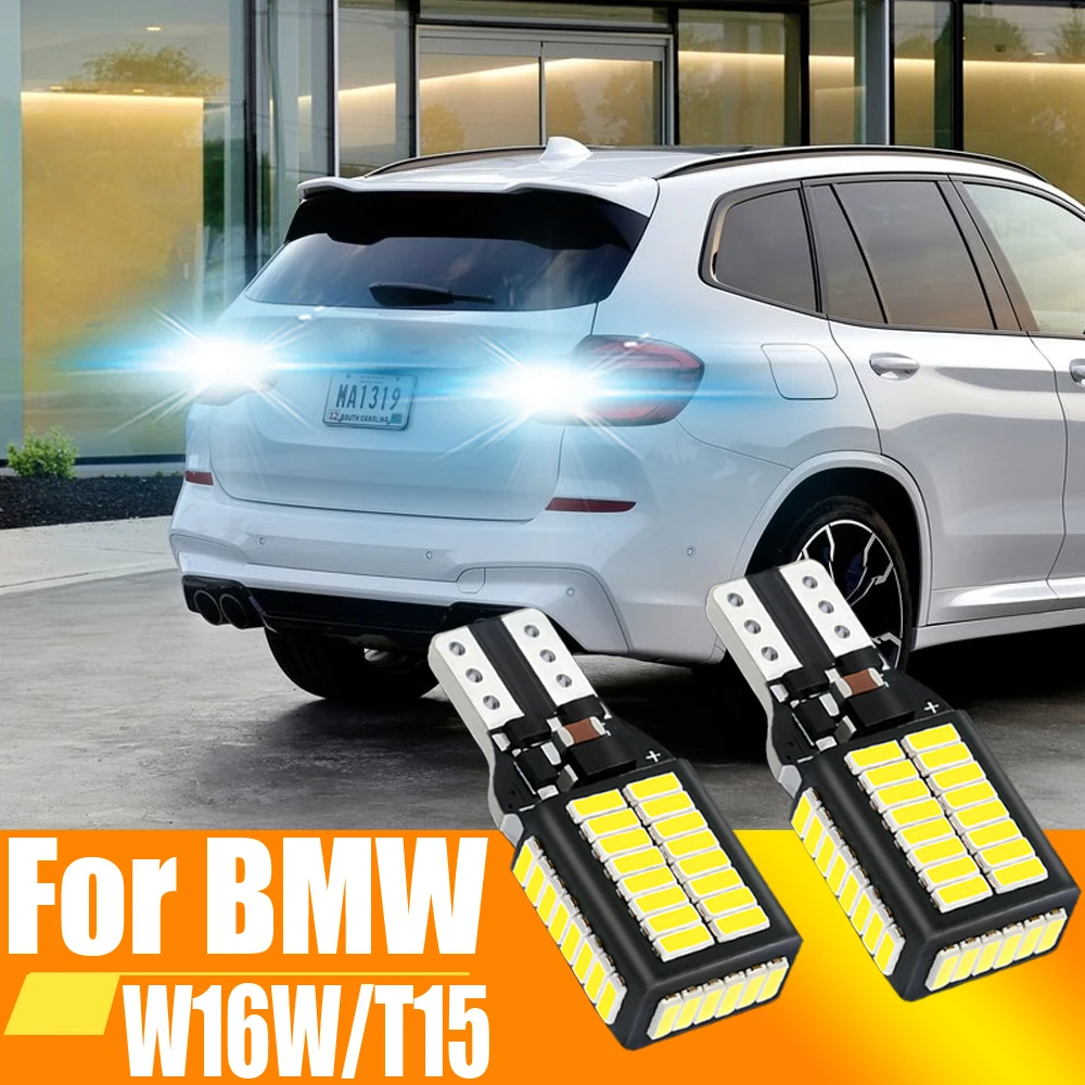 

Лампа заднего хода W16W T15, 921, 912, для BMW E90, F10, E87, E60, F11, E61, F25, E83, E91, E65, E66, E67, E92, 2 шт.