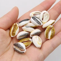 5pc natural shell charms beads handmade crafts diy jewelry accessories colorful shell charms for bracelets making earrings