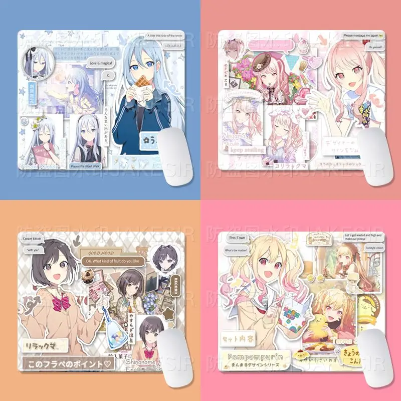 Project Sekai Akiyama Mizuki милый аниме коврик для мыши с героями мультфильмов игровой