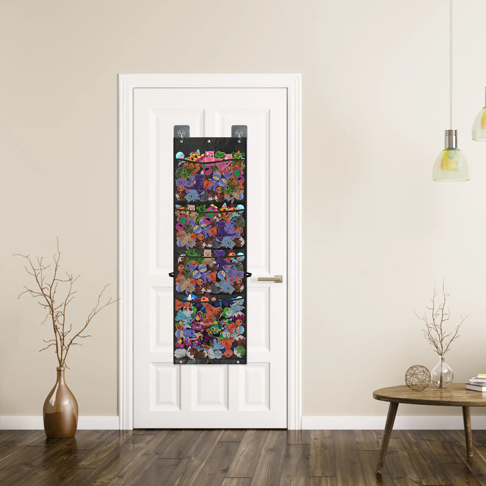 

Over Door Toys Organizer 4 Pockets Plush Toys Over Door Organizer Baby Toys Over Door Hangings Organizer Plush Toys Door