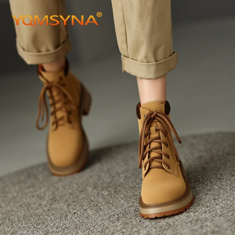 YQMSYNA Fashion Ankle Boots Comfortable 